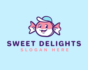 Cute Sweet Candy logo design