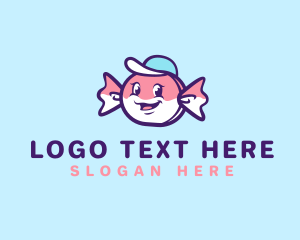 Youthful - Cute Sweet Candy logo design