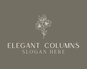 Elegant Flower Fashion logo design