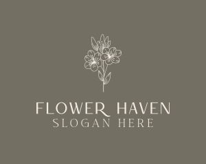 Elegant Flower Fashion logo design