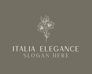 Elegant Flower Fashion logo design