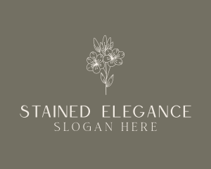 Elegant Flower Fashion logo design