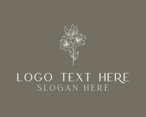 Wordmark - Elegant Flower Fashion logo design