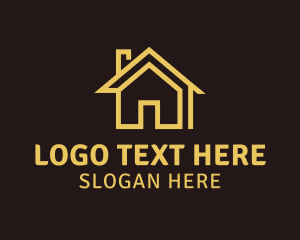 Land Developer - Simple Abstract House logo design
