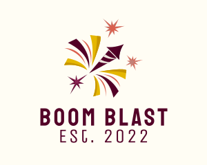 Explosive - New Year Fireworks logo design