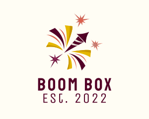 Explosion - New Year Fireworks logo design