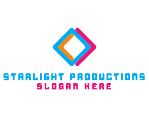 Diamond Media Entertainment logo design