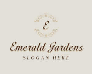 Floral Spa Hotel logo design