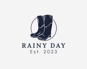 Elegant Rain Boots logo design