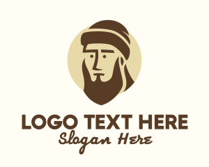 Hipster Guy Man Beard Logo