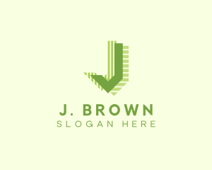 Business Brand Letter J logo design