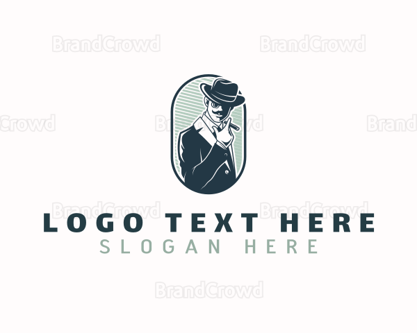 Gentleman Fashion Cigar Logo