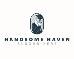 Handsome - Gentleman Fashion Cigar logo design