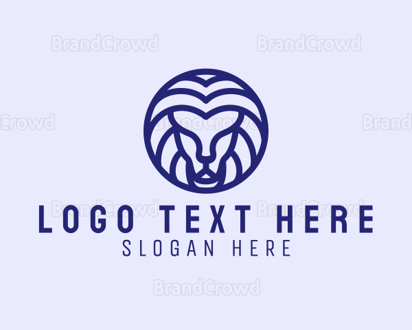 Fierce Lion Head Logo