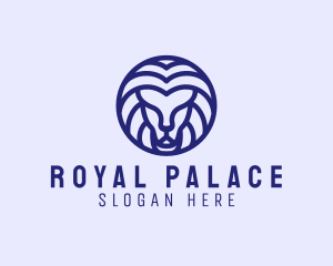 Fierce Lion Head  Logo