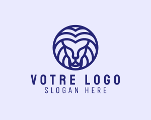 Carnivore - Fierce Lion Head logo design