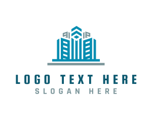 Draftsman - Architectural Building Structure logo design