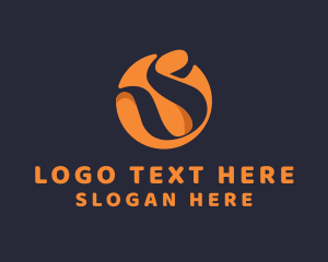 Elegant Ribbon Letter S  Logo