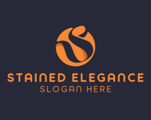 Elegant Ribbon Letter S  logo design