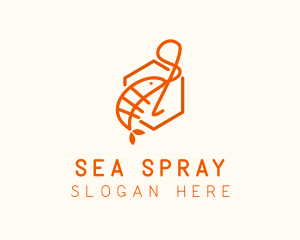 Shrimp Seafood Restaurant  logo design