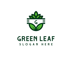 Botany - Organic Leaves Botany logo design