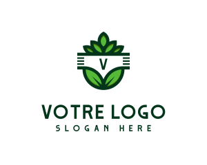 Organic - Organic Leaves Botany logo design