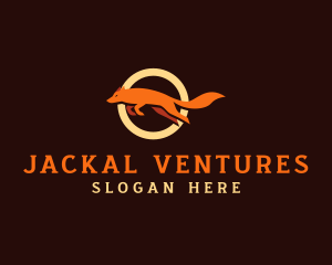 Jackal - Wild Fox Jump logo design