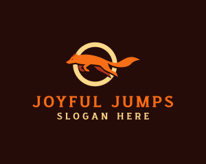 Wild Fox Jump logo design