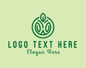Plant Based - Agricultural Leaf Garden logo design