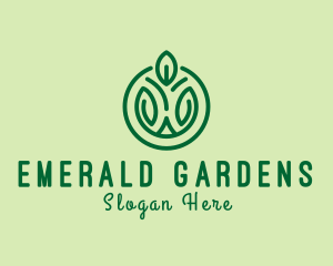 Agricultural Leaf Garden logo design