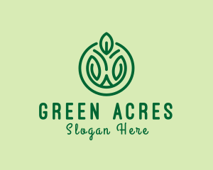 Agricultural - Agricultural Leaf Garden logo design