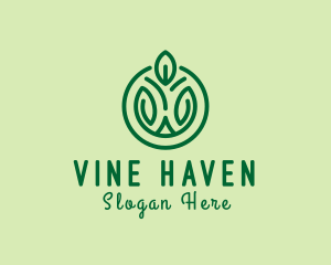 Agricultural Leaf Garden logo design