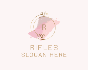 Expensive - Elegant Watercolor Wreath logo design