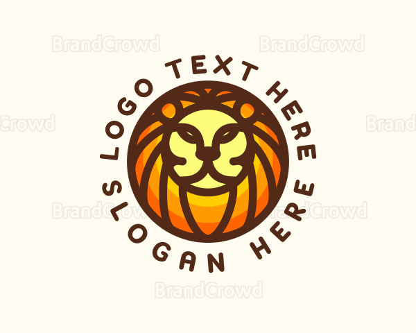 Lion Jungle Safari Logo