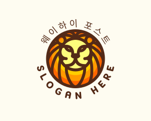 Lion Jungle Safari logo design