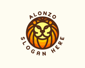 Lion Jungle Safari logo design