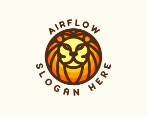 Lion Jungle Safari logo design