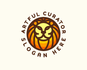 Lion Jungle Safari logo design