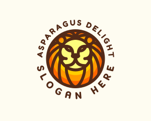 Lion Jungle Safari logo design