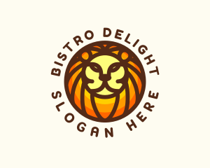 Lion Jungle Safari logo design