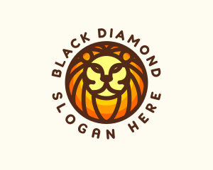Black - Lion Jungle Safari logo design