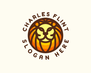 Lion Jungle Safari logo design