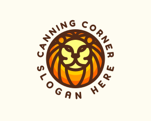 Lion Jungle Safari logo design