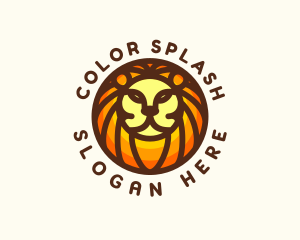 Lion Jungle Safari logo design