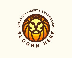 Lion Jungle Safari logo design