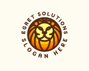 Lion Jungle Safari logo design