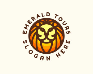 Lion Jungle Safari logo design