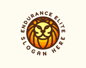 Lion Jungle Safari logo design