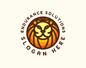 Lion Jungle Safari logo design