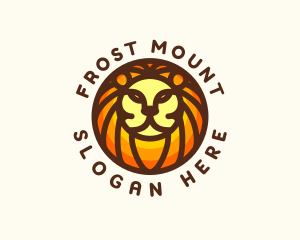 Lion Jungle Safari logo design